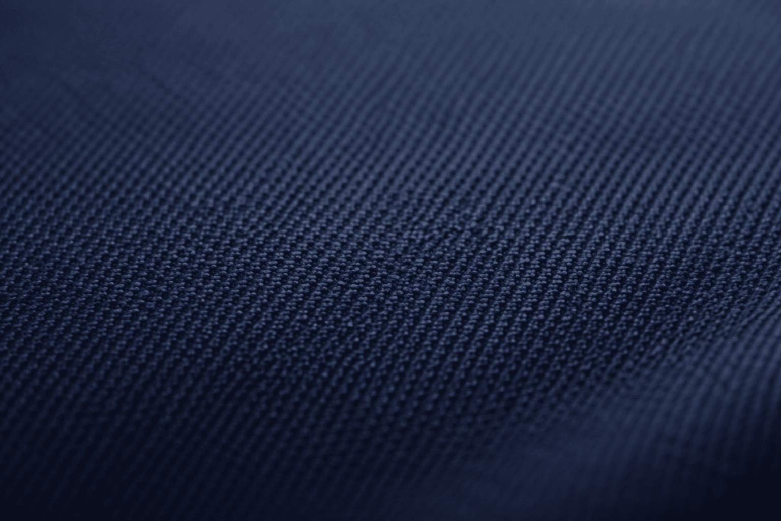 Close-up of dark navy woven textile